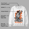 Orange Milk DopeSkill Sweatshirt Juneteenth Graphic