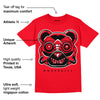 AJ 4 Red Thunder DopeSkill Red T-shirt Robo Bear Graphic