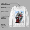 Powder Blue 9s DopeSkill Sweatshirt Money Loves Me Graphic