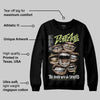 Luminous Green 5s DopeSkill Sweatshirt The Mouth With No Droughts Graphic