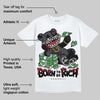 Black Cat 3s DopeSkill T-Shirt Born To Be Rich Graphic