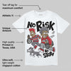 Cement Grey 3s DopeSkill T-Shirt No Risk No Story Graphic