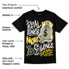 Yellow Ochre 6s DopeSkill T-Shirt Real Ones Move In Silence Graphic