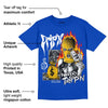 Royal Blue Collection DopeSkill Royal Blue T-shirt Drip'n Never Tripp'n Graphic