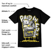 Yellow Snakeskin 11s DopeSkill T-Shirt Paid In Full Graphic