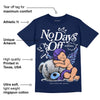 Midnight Navy 5s DopeSkill Navy T-Shirt New No Days Off Graphic