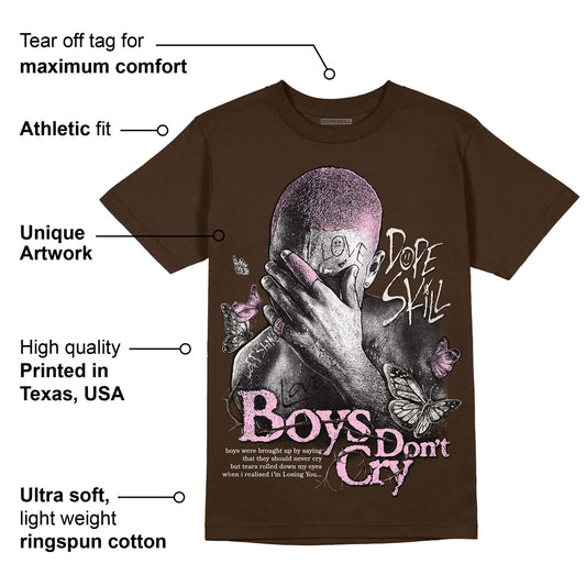 Neapolitan 11s DopeSkill Velvet Brown T-shirt Boys Don't Cry Graphic