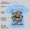 Knu Stack Vintage Dream Blue DopeSkill Blue T-shirt The Mouth With No Droughts Graphic