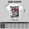 Bred 11s DopeSkill Oversize Print T-Shirt Pocket Change Graphic