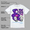 Dunk Purple Championship Court White DopeSkill T-Shirt Love Kills Graphic