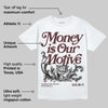 China 11s DopeSkill T-Shirt Money Is Our Motive Typo Graphic