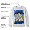 Royal Blue Collection DopeSkill Sweatshirt Sorry I've Been Trappin Graphic