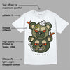 Olive Collection DopeSkill T-Shirt New Double Bear Graphic