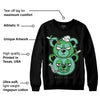 Green Glow 1s DopeSkill Sweatshirt New Double Bear Graphic