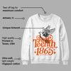 Orange Milk DopeSkill Sweatshirt Juneteenth 1865 Graphic