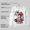 Flight Club 4s DopeSkill Sweatshirt Smile Through The Pain Graphic