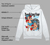 University Blue Toe 1s DopeSkill Hoodie Sweatshirt Looking For Love Graphic