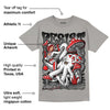 Grey Collection DopeSkill Grey T-shirt Resist Graphic