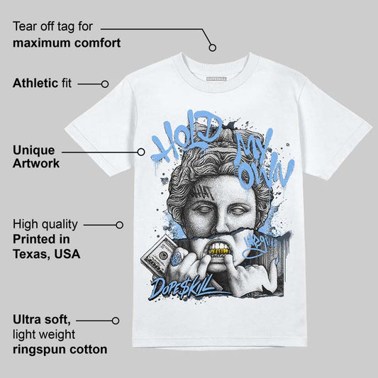 AJ 6 Midnight Navy DopeSkill White T-Shirt Hold My Own Graphic