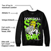 Neon Green Collection DopeSkill Sweatshirt Stay It Busy Graphic