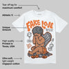 Kayano 14 Silver Piquant Orange DopeSkill T-Shirt False Love Graphic