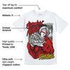 Fire Red 3s DopeSkill T-Shirt Stackin Mines Graphic