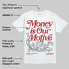 Bugs Bunny 8s DopeSkill T-Shirt Money Is Our Motive Typo Graphic