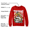 Red Collection DopeSkill Red Sweatshirt Trippin Graphic