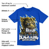 Royal Blue Collection DopeSkill Royal Blue T-shirt Black King Graphic