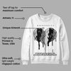 Off Noir 3s DopeSkill Sweatshirt Juneteenth Heart Graphic