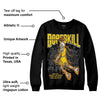 Yellow Ochre 6s DopeSkill Sweatshirt Thunder Dunk Graphic