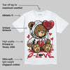 Fire Red “Black Tongue” 5s DopeSkill T-Shirt Broken Bear Graphic