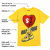 AJ 4 Lightning DopeSkill Tour Yellow T-shirt Self Made Graphic