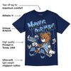 Midnight Navy 5s DopeSkill Navy T-Shirt Money Is Our Motive Bear Graphic