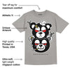 Grey Collection DopeSkill Grey T-shirt New Double Bear Graphic