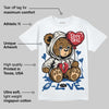 Storm Blue 1s 2025 DopeSkill T-Shirt Broken Bear Graphic