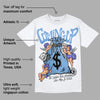 University Blue 5s DopeSkill T-Shirt Money Bag Coming Up Graphic