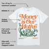 Fruits Of Our Labor 3s x Solefly DopeSkill T-Shirt Money Is Our Motive Typo Graphic