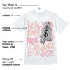 Legend Pink 11s DopeSkill T-Shirt Real Ones Move In Silence Graphic