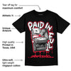 Red Black White DopeSkill T-Shirt Paid In Full Graphic