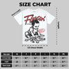 Fire Red 3s DopeSkill Oversize Print T-Shirt Flexin' Graphic