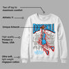 University Blue Toe 1s DopeSkill Sweatshirt Thunder Dunk Graphic