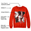 Red Foam Runner DopeSkill Vermillion Red Sweatshirt Drip Too Hard Graphic