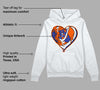 Dunk Low Futura Orange Blaze DopeSkill Hoodie Sweatshirt Heart AJ 1 Graphic