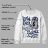 Midnight Navy 4s DopeSkill Sweatshirt Real Ones Move In Silence Graphic