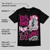 Rick RO Pink Leather Sneakers DopeSkill T-Shirt Real Ones Move In Silence Graphic