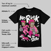 Rick RO Pink Leather Sneakers DopeSkill T-Shirt No Risk No Story Graphic