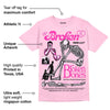 Pink Collection DopeSkill Pink T-shirt Broken Bones Graphic