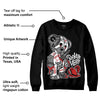 "Black/White" 1s DopeSkill Sweatshirt Broken Heart Graphic