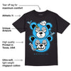 University Blue 2s DopeSkill T-Shirt New Double Bear Graphic